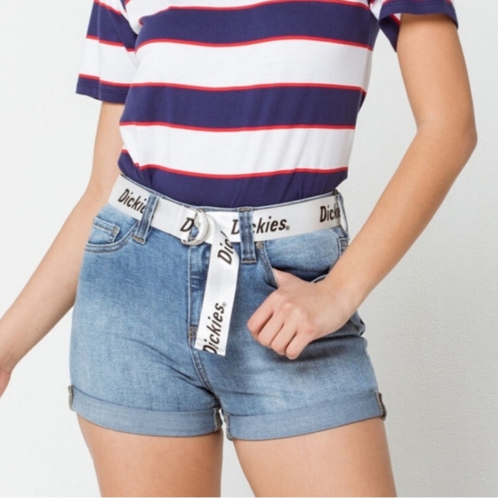 Dickies Roll Cuff Denim Jean Shorts